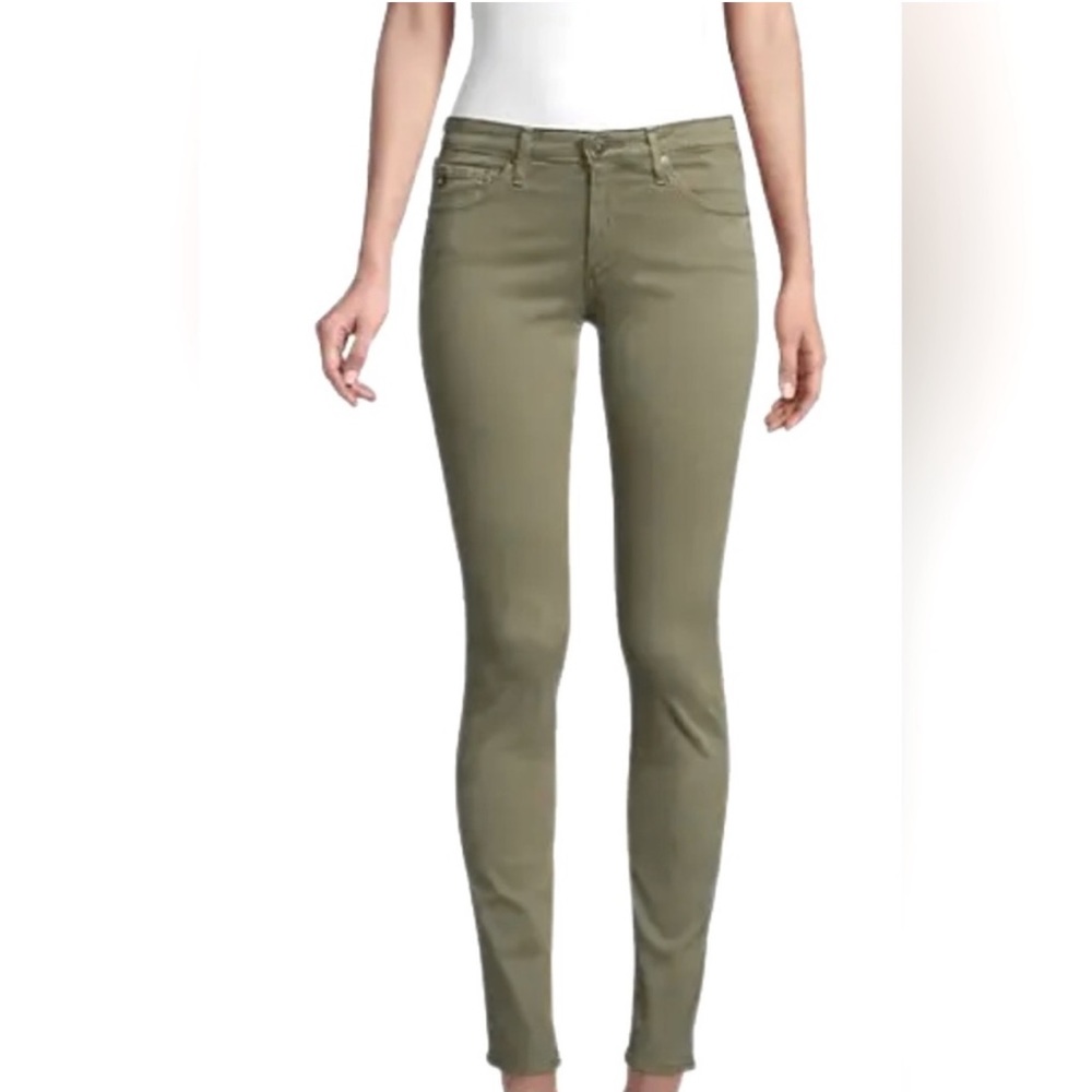 AG Adriano Goldschmied Women’s Jeans The Prima Cigarette Leg size 30 Green